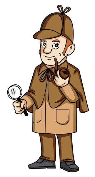 Detective. — Vector de stock