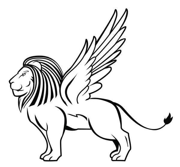 Lion wing — Stock vektor