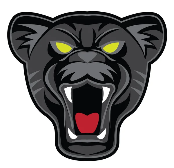 Panther hoofd — Stockvector