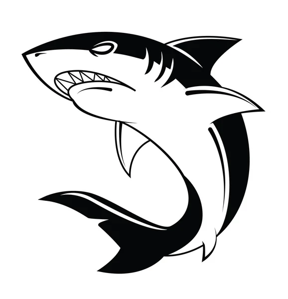 Shark Vector Illustration — Stock Vector