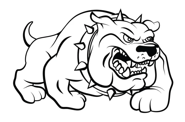 Bull Dog vettoriale illustrazione — Vettoriale Stock