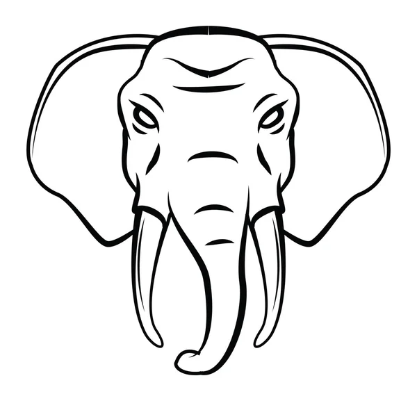 Éléphant — Image vectorielle