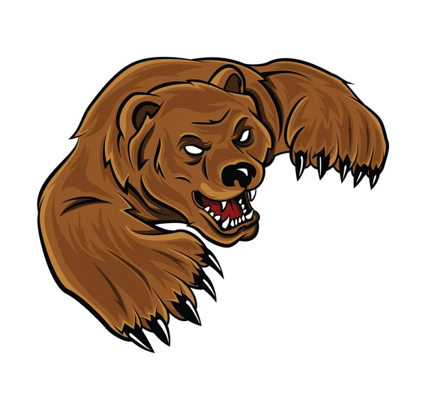 Дизайн векторной иллюстрации медведей — стоковый вектор