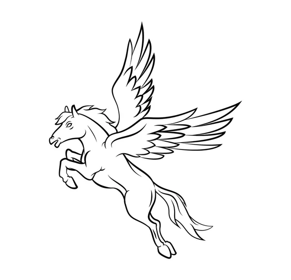 馬の翼 — ストックベクタ