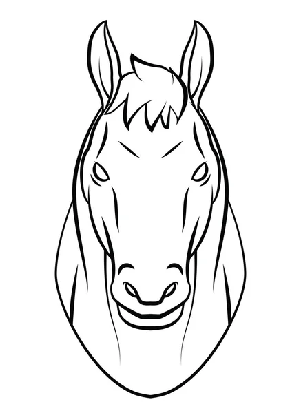 Horse head — Stock Vector