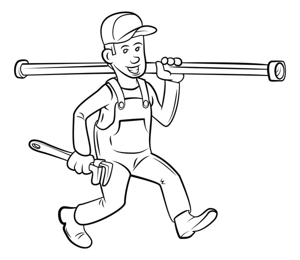 Plumber — Stock Vector