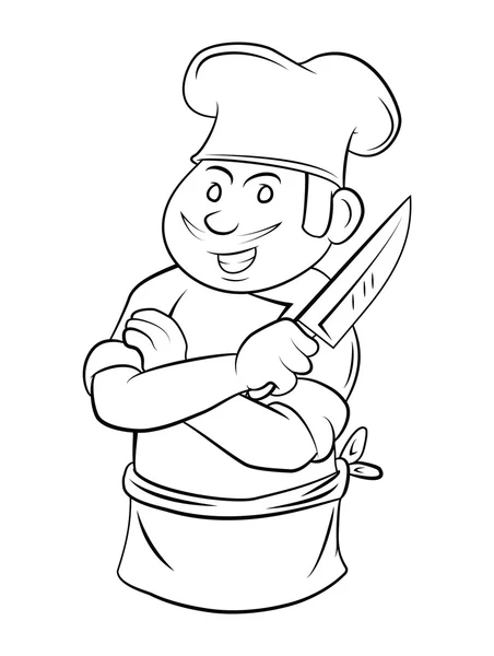 Chef Vector Illustration — Stock Vector