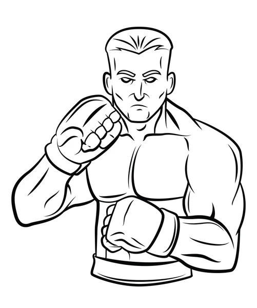 Boxer — Image vectorielle