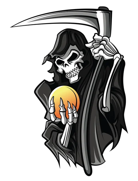 Grim Reaper — Stock Vector