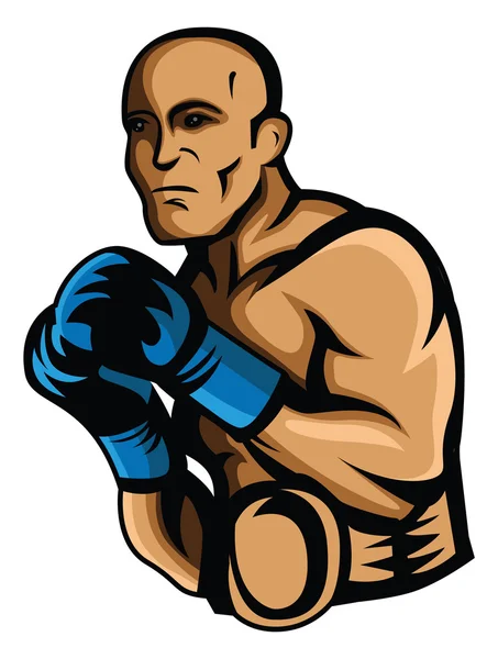 Boxer vectoriel Illustration Design — Image vectorielle