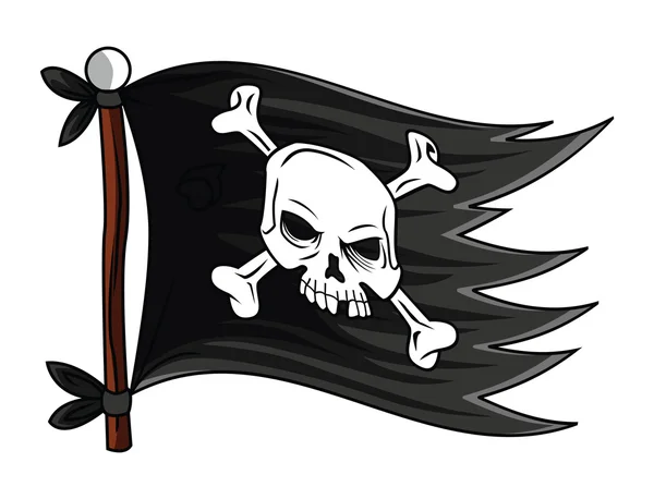 Bandera de pirata — Archivo Imágenes Vectoriales