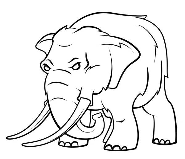 Éléphant — Image vectorielle