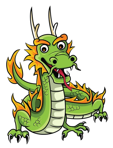 Dragón — Vector de stock