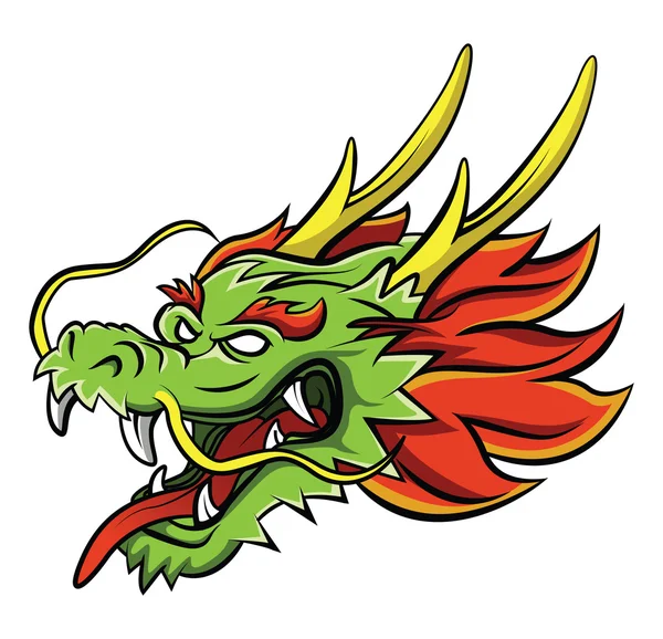 Dragon Head — Stock Vector © funwayillustration #54807481