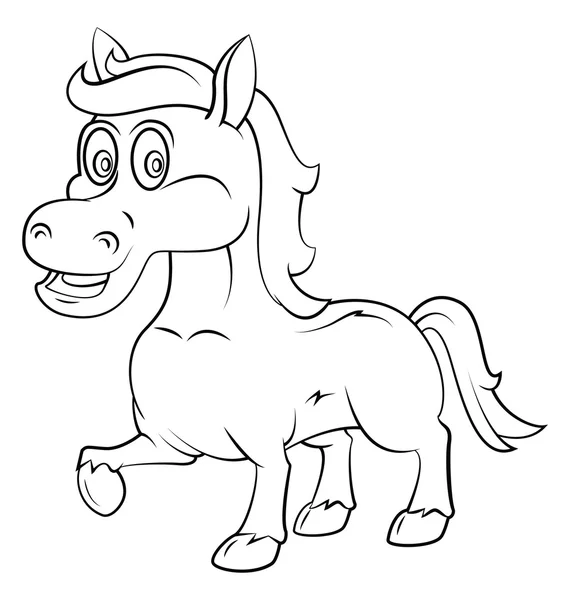 Horse Cartoon — Stock Vector