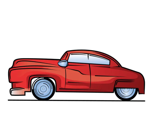 Coche viejo — Vector de stock