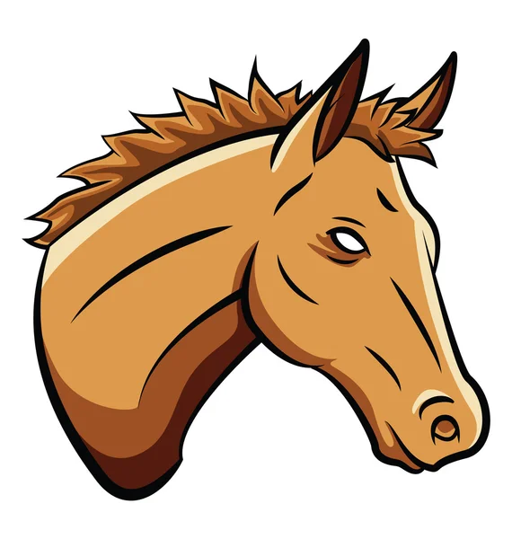 Cabeça de cavalo — Vetor de Stock