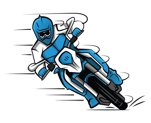 Moto Cross — Stockvektor