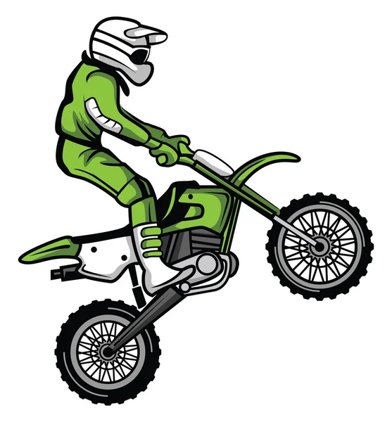 Moto Cross — Stockvektor