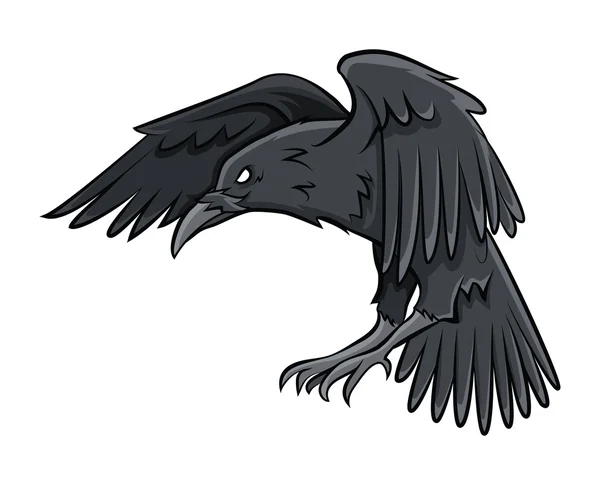 Black Raven — Stock Vector