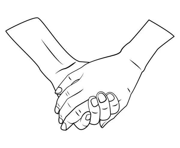 Романтическая рука — стоковый вектор