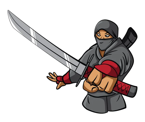 Ninja. — Vector de stock