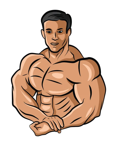 Muscle Body — Stock Vector