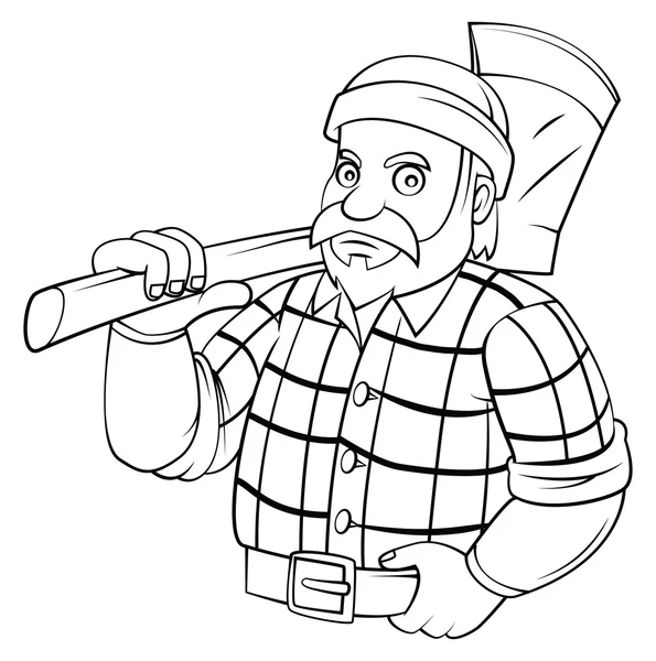 Lumber Jack — Stock Vector