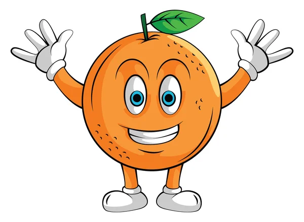 Orange Character — Stock Vector