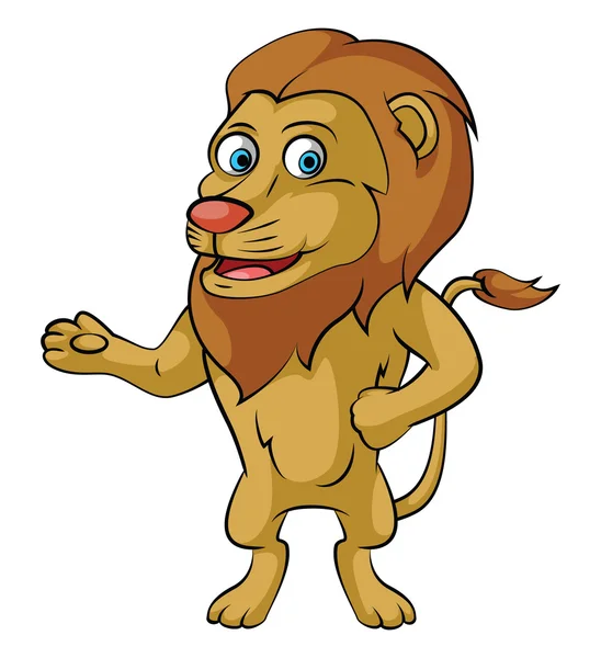 Sourire de lion — Image vectorielle