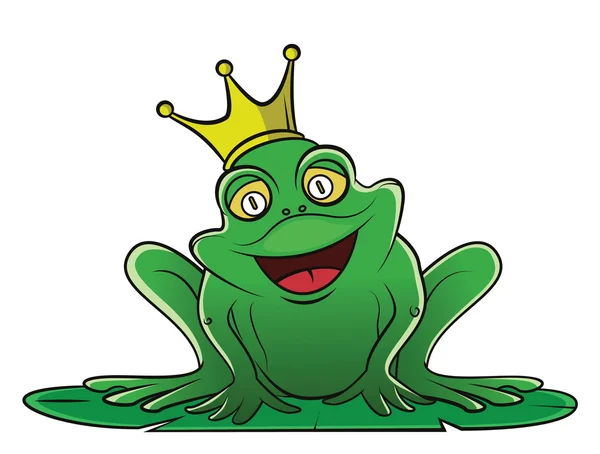 Roi grenouille — Image vectorielle
