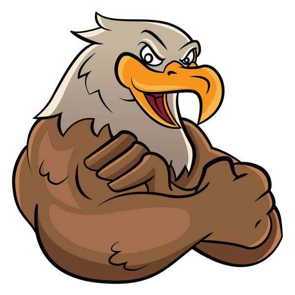 Mascote de águia — Vetor de Stock