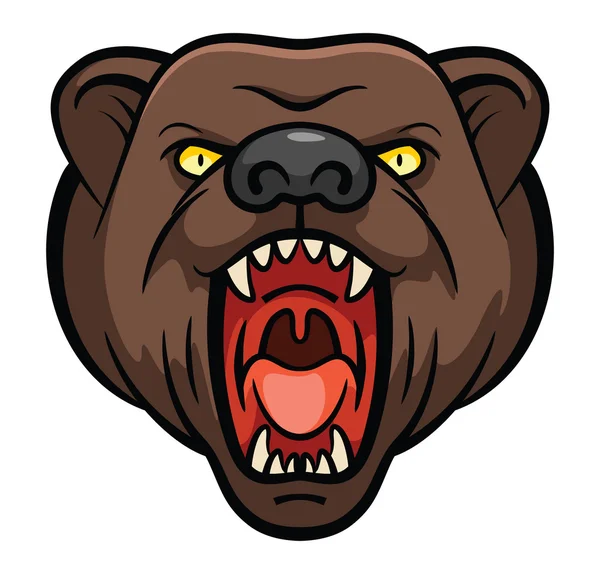 Mascota de oso — Vector de stock