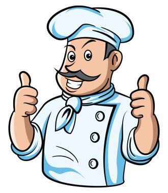 Şef Baş Parmak Çizim Tasarımı