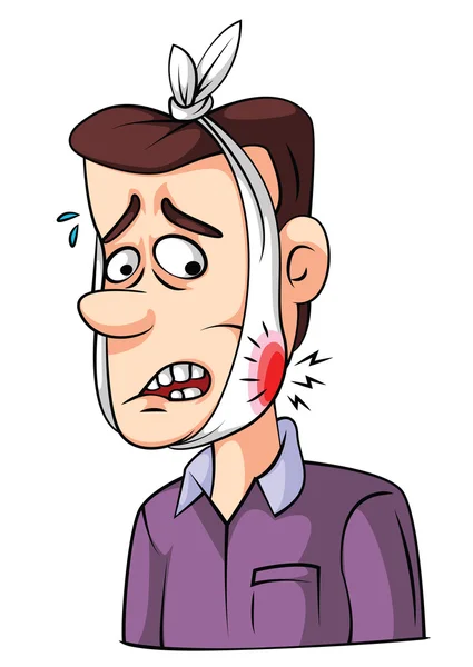 Toothache Sick  Illustration Design — Stock Photo, Image