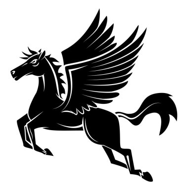 Horse Wing Tattoo clipart