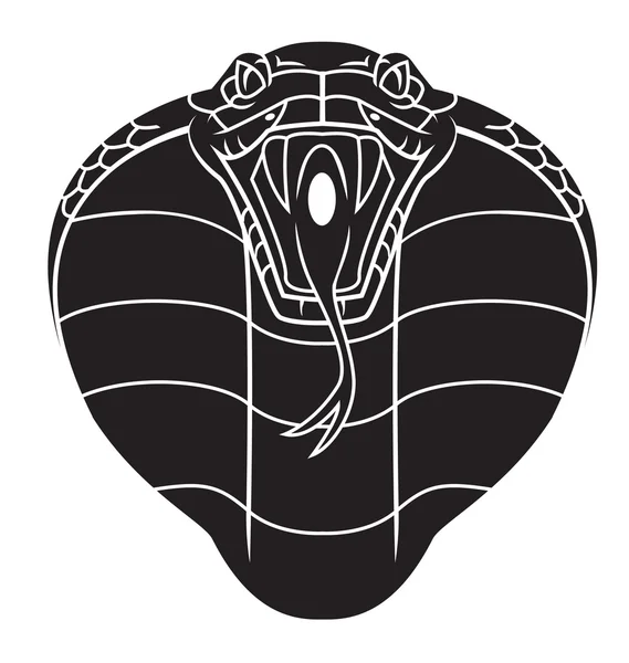 Tatuagem de cobra Cobra — Vetor de Stock