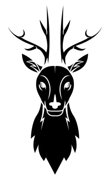鹿のタトゥー — ストックベクタ
