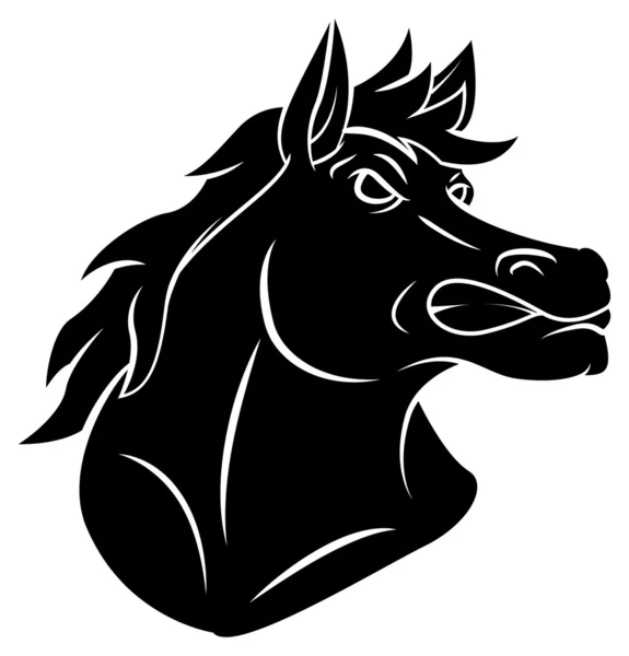 Paard vectorillustratie — Stockvector