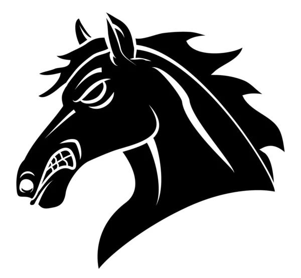 Huvudet häst — Stock vektor