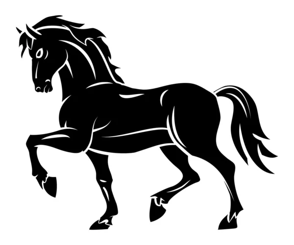 Horse Tattoo — Stock Vector