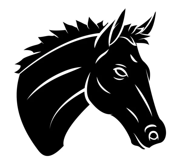 Head Horse — Stock Vector