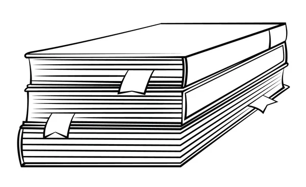 Boek symbool — Stockvector