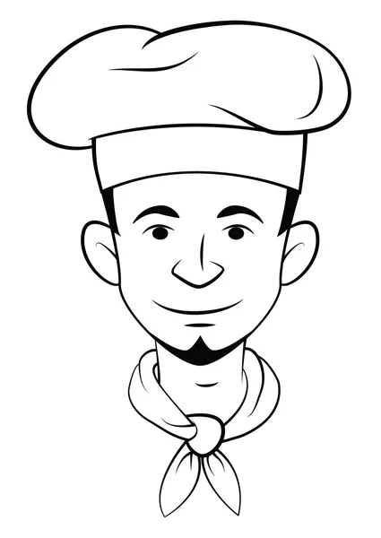 Chef-szimbólum — Stock Vector