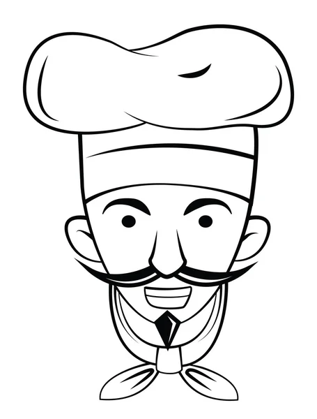 Chef-szimbólum — Stock Vector