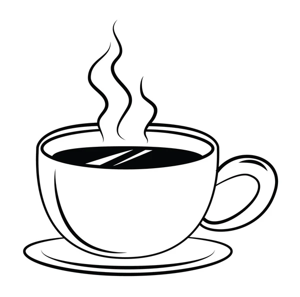 Símbolo café — Vector de stock