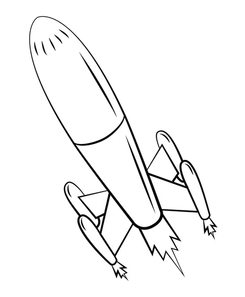 火箭升空 — 图库矢量图片