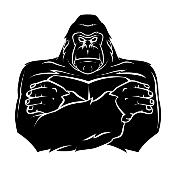 Gorilla — Vettoriale Stock