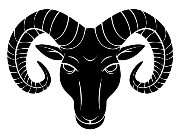 Goat Head — Stock Vector