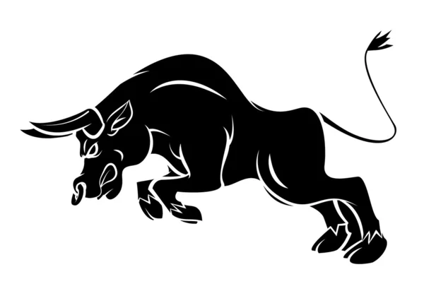 Tatuagem Bull — Vetor de Stock